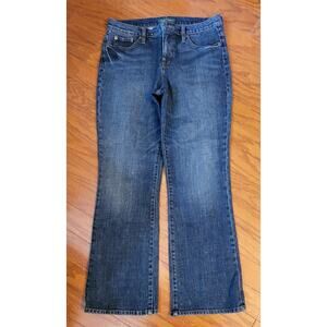 LRL Lauren Jeans Co Ralph Lauren Mid Rise Bootcut Jeans Blue Denim Women Size 10